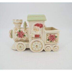 Lenox Petals and Pearls Santa Train Figurine
